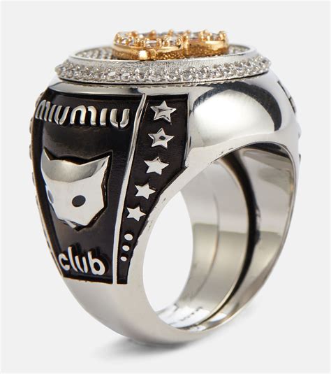 miu miu rings|miu jewelry rings.